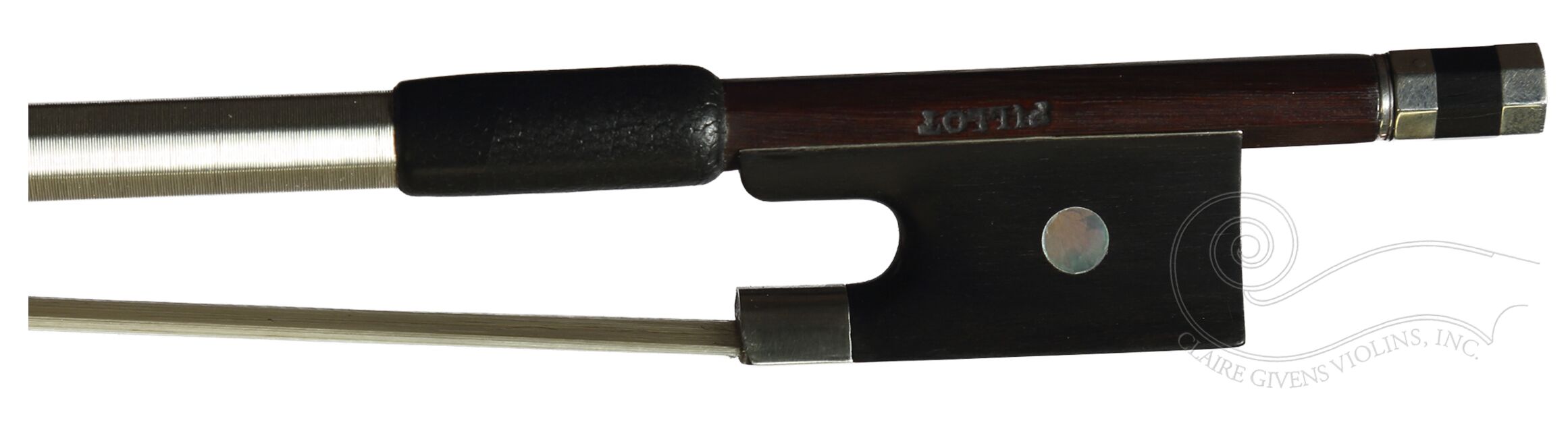 Viola Bow: L. Bazin "Pillot", S/E, pern w/ cert - Image 2