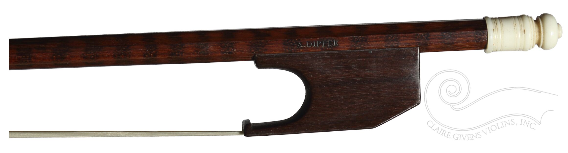 Viola Bow: Baroque, A. Dipper, Corrette model - Image 2