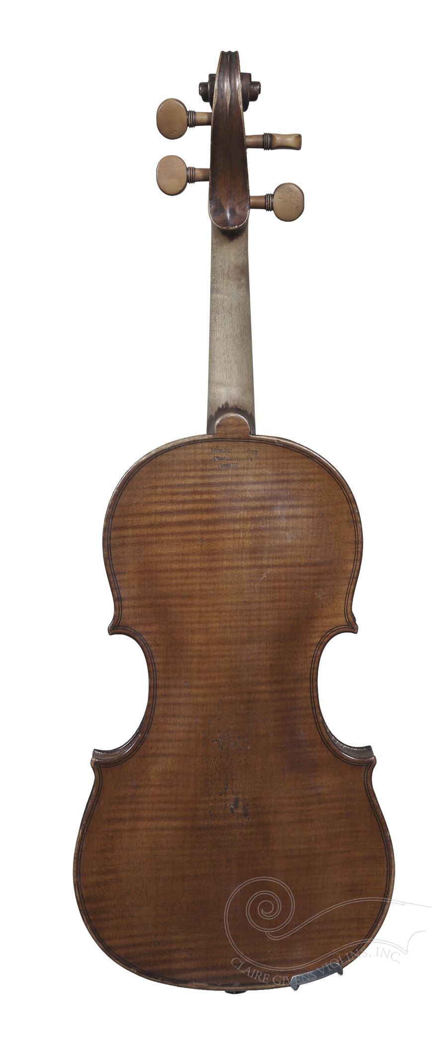 Violin: Baroque, Benjamin Banks Workshop c. 1770 - Image 2