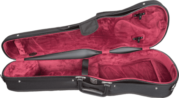 Violin case: 1/2 Bobelock Shaped Velour