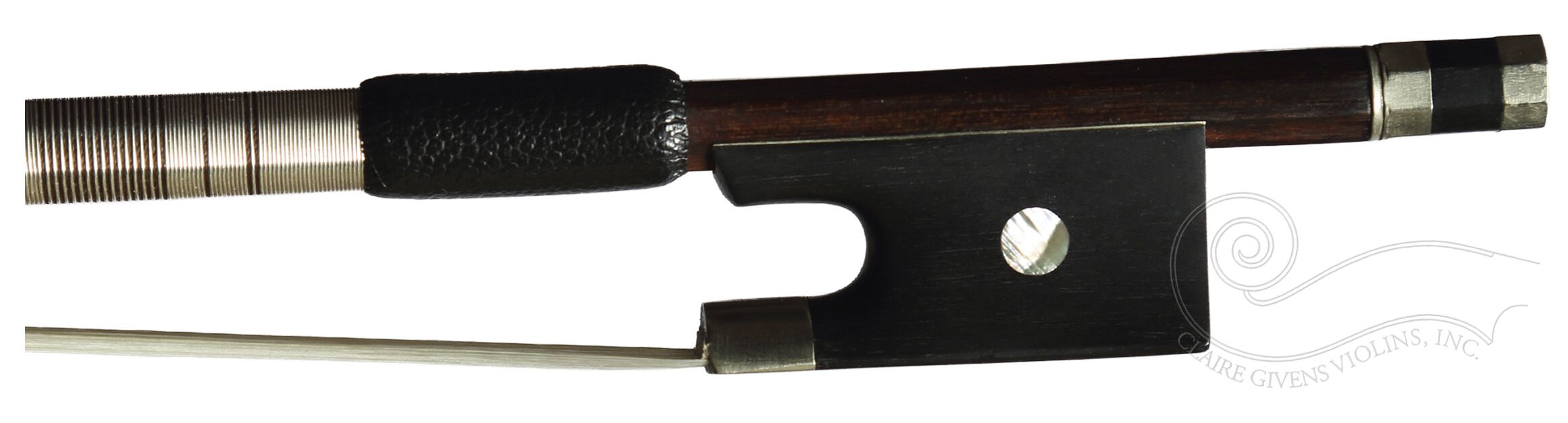 Violin Bow: Pierre Cuniot, NS/E c. 1880 w/ Raffin cert - Image 2