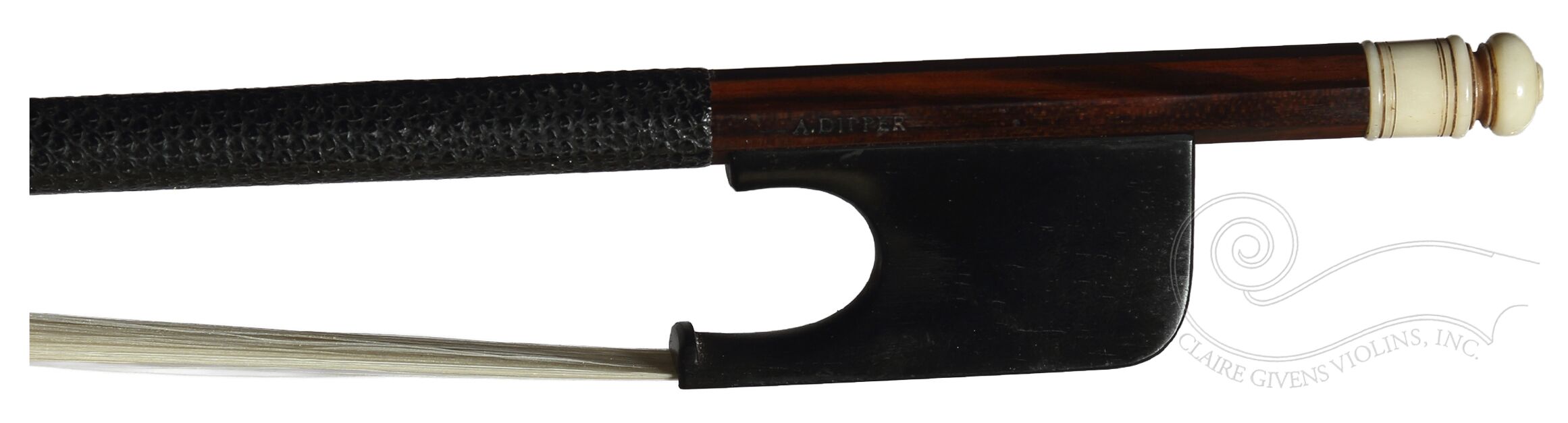 Cello Bow: Baroque, A. Dipper, French model 1760 - Image 2