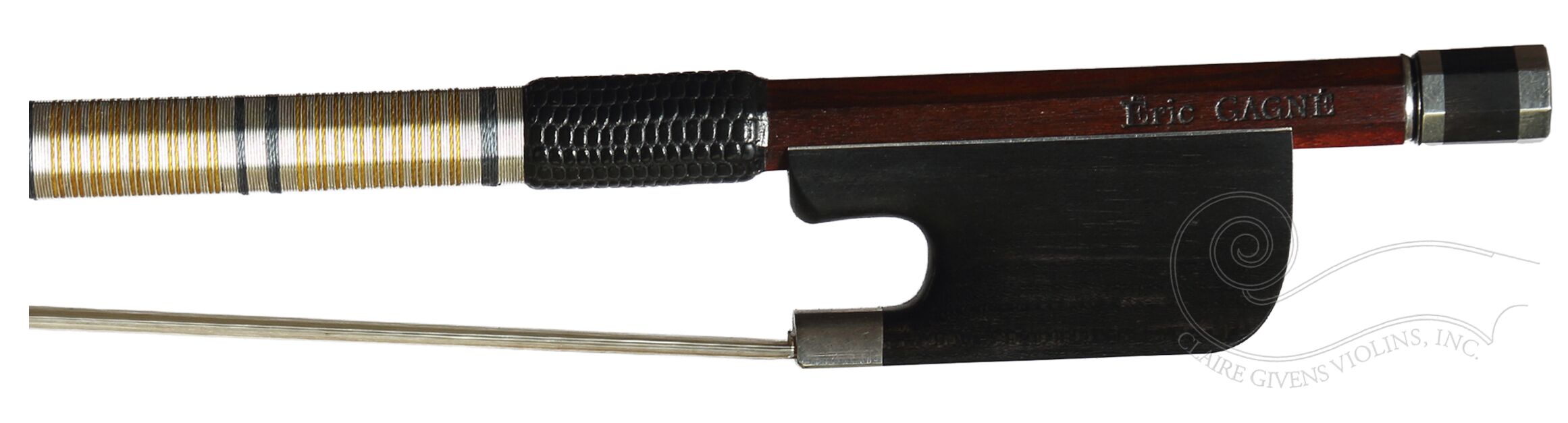 Viola Bow: Eric Gagne, S/E, Pern w/cert - Image 2